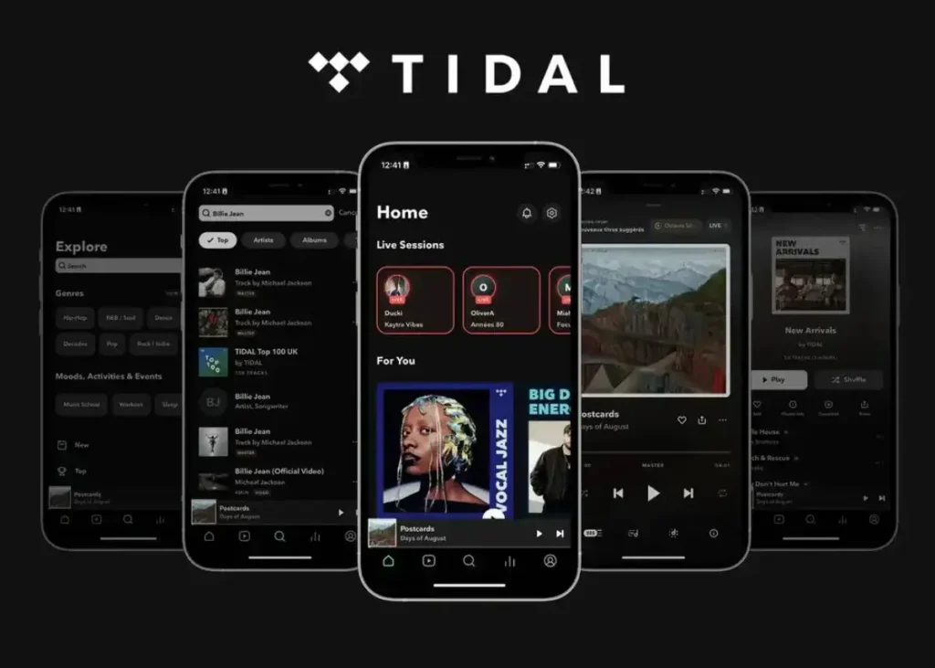 High‑Res Audio formátumokat támogató streaming szolgáltató a Tidal